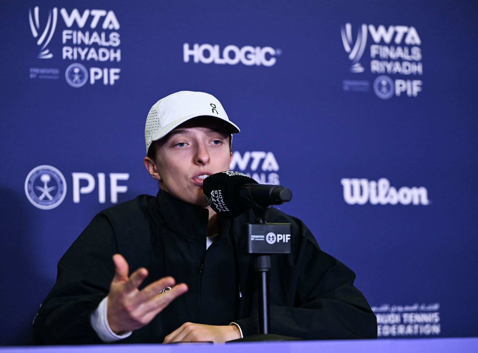 Iga Swiatek at a Press Conference - Source: Getty