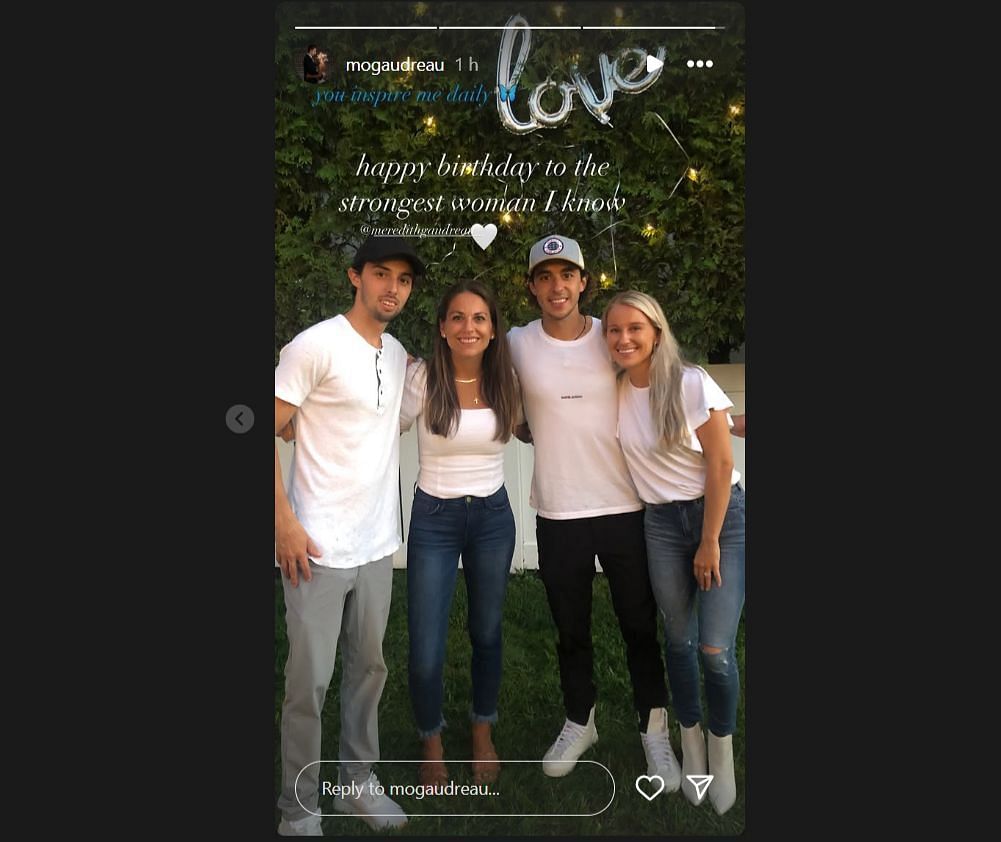 Matthew Gaudreau&#039;s wife Madeline wished Johnny Gaudreau&#039;s wife on her birthday with a family photo on Instagram (Credits: IG/mogaudreau)