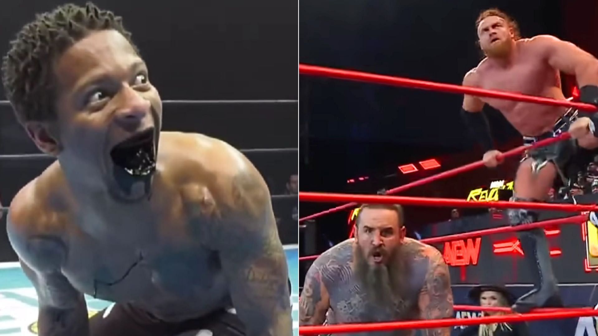 The Hounds of Hell might add a fourth member. (Image credits: AEW on YouTube and Lio Rush