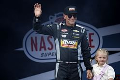 Clint Bowyer shares a hilarious aftermath photo of daughter Presley after “getting pulled on the sled” behind a vehicle
