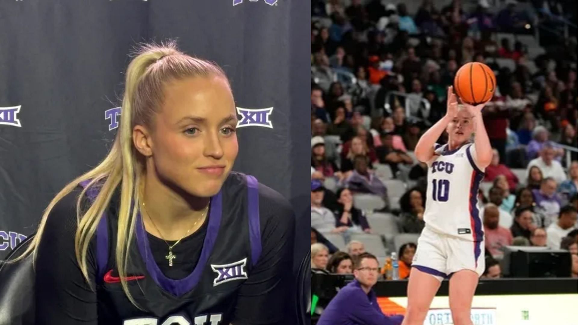 TCU guard Hailey Van Lith (Image Source: IMAGN)