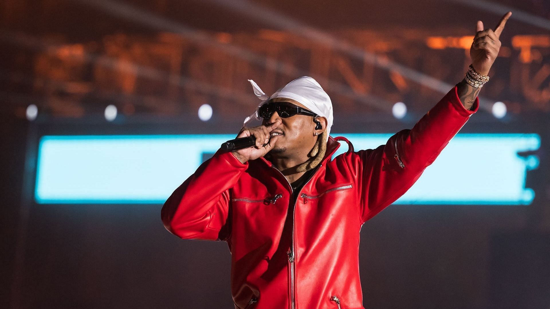 American rapper and singer-songwriter Future performs onstage during day 1 of Rolling Loud Miami at Hard Rock Stadium on December 13, 2024, in Miami Gardens, Florida. (Image via Getty/Jason Koerner)