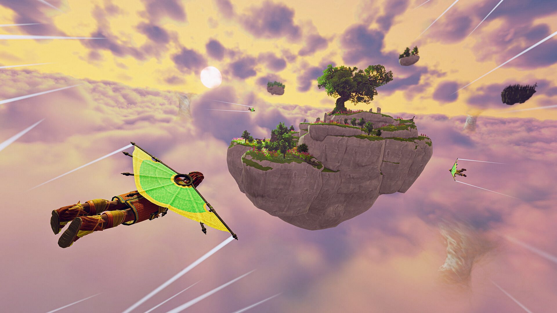 Don&#039;t be too reckless while gliding (Image via Funcom)