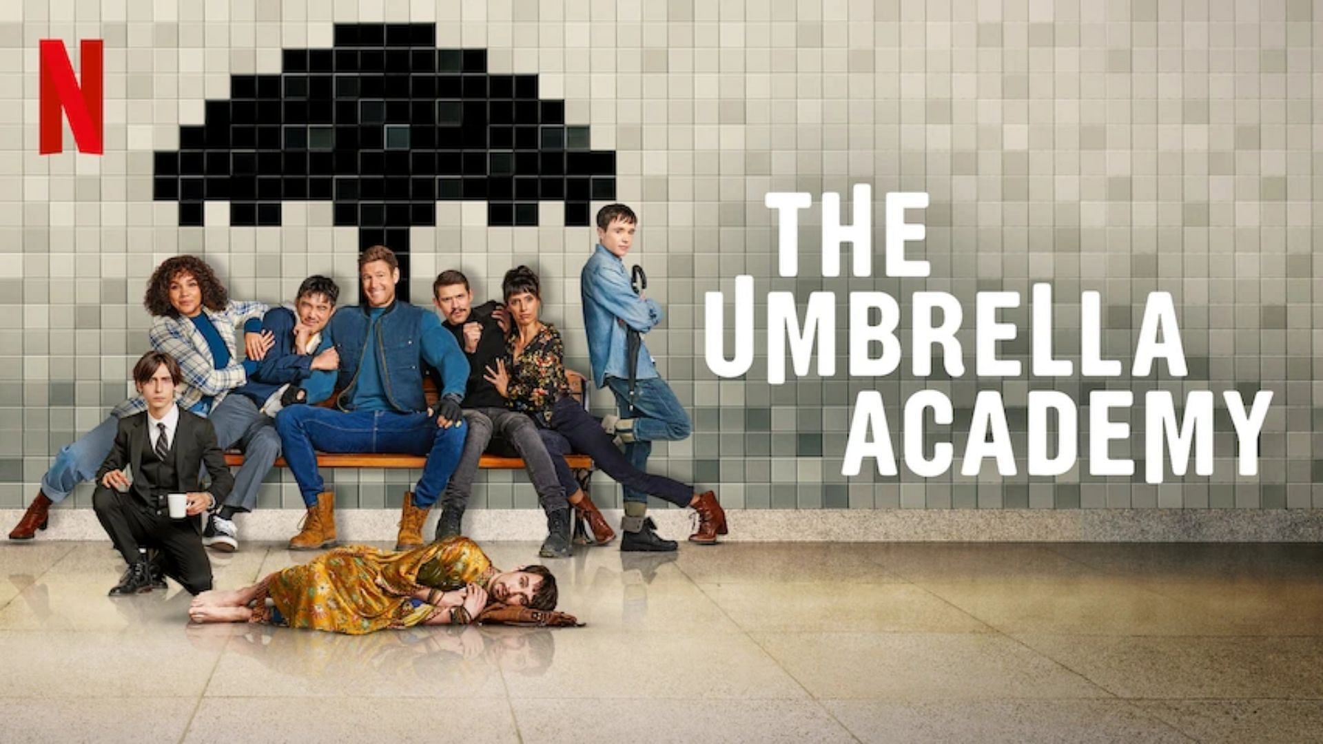 The Umbrella Academy, like Stranger Things, boasts interesting characters (Image via Netflix)