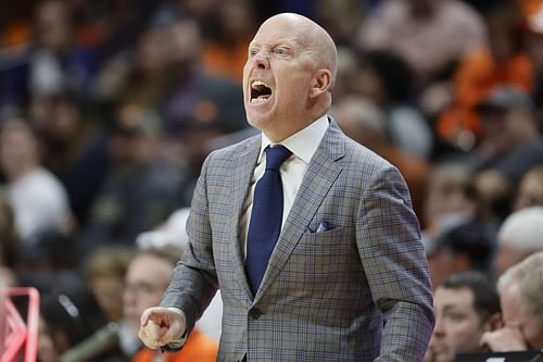 Coach Mick Cronin of the UCLA Bruins reacts during the second half against the Oregon State Beavers at Gill Coliseum on February 09, 2023, in Corvallis, Oregon. Photo: Getty