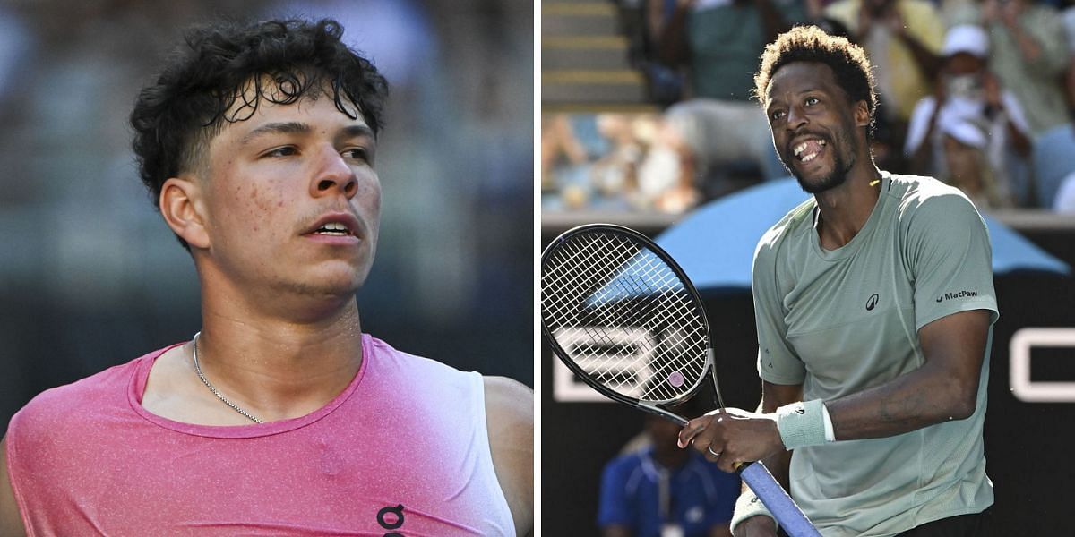 Gael Monfils and Ben Shelton will meet for the first time.