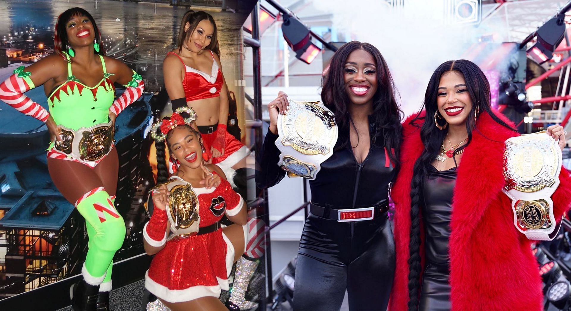 Naomi and Bianca Belair (Images via Naomi