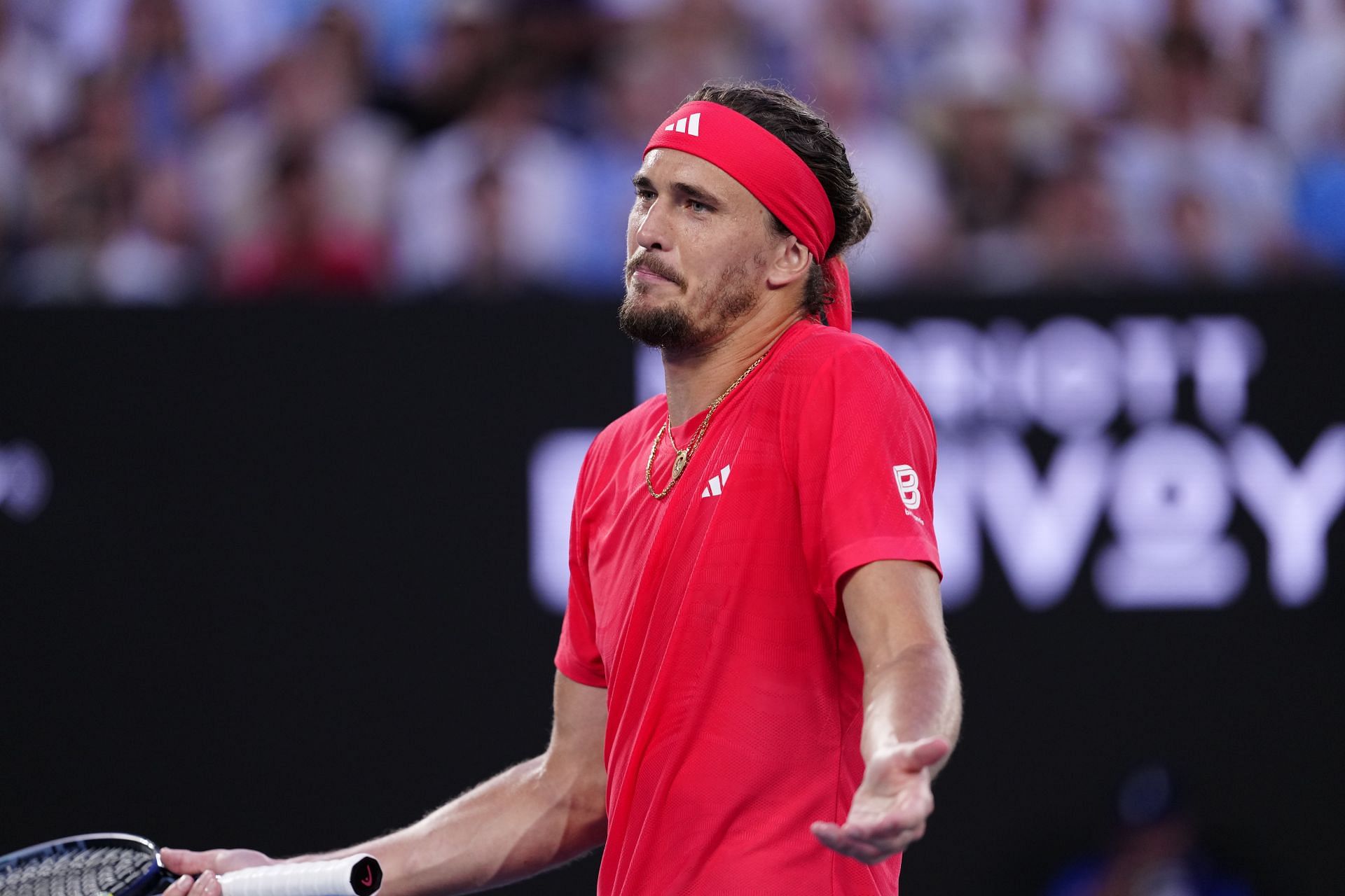 Alexander Zverev at the finals of the Australian Open 2025 - Source: Getty