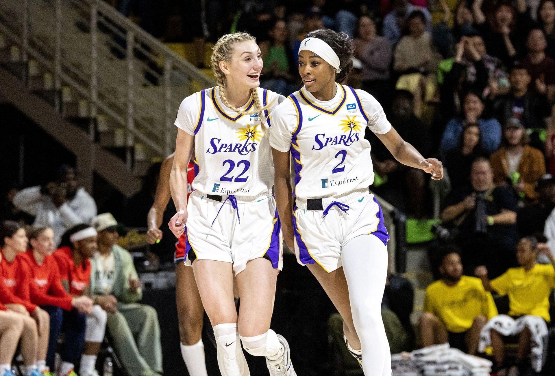 LA Sparks vs Washington  in Long Beach, CA. - Source: Getty