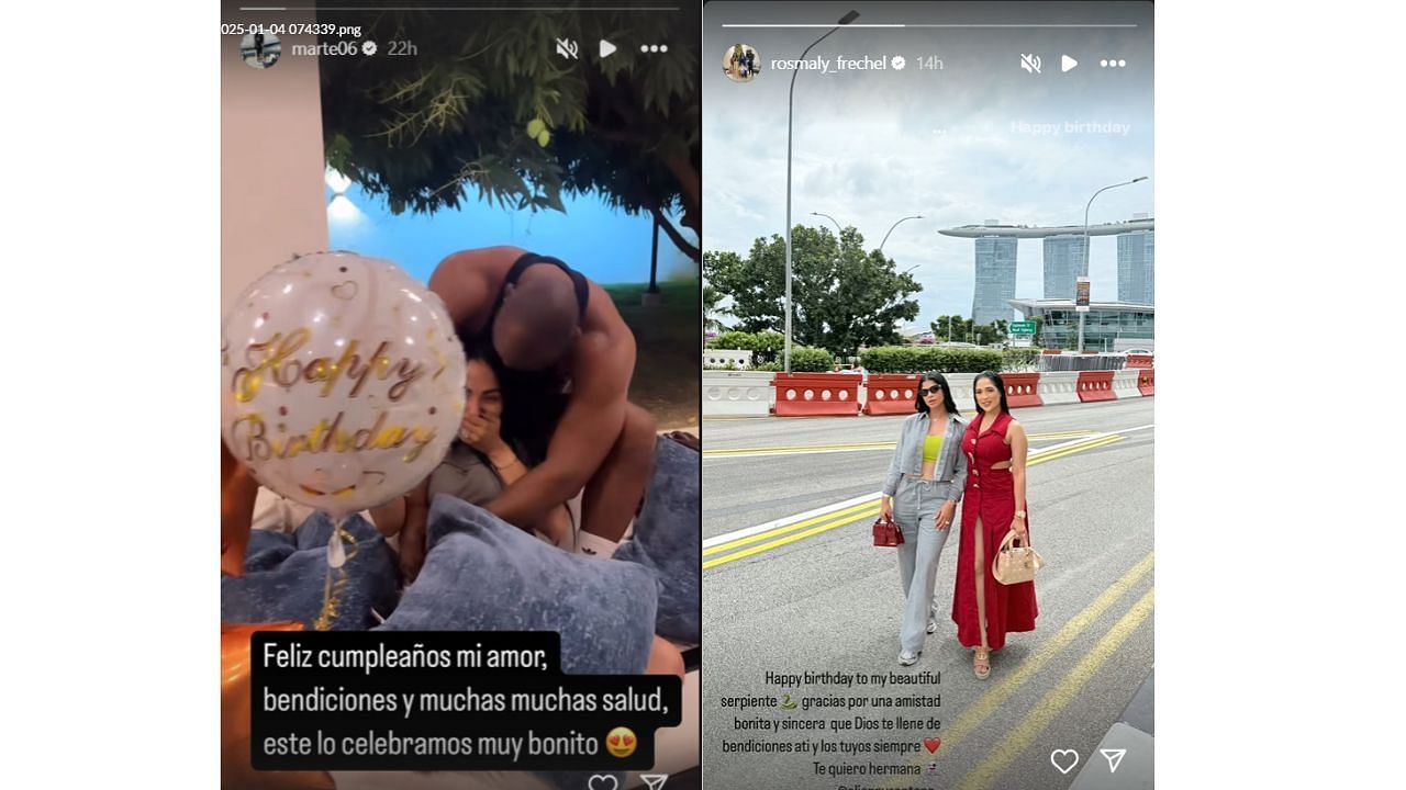 Frechel and Marte&#039;s Instagram story