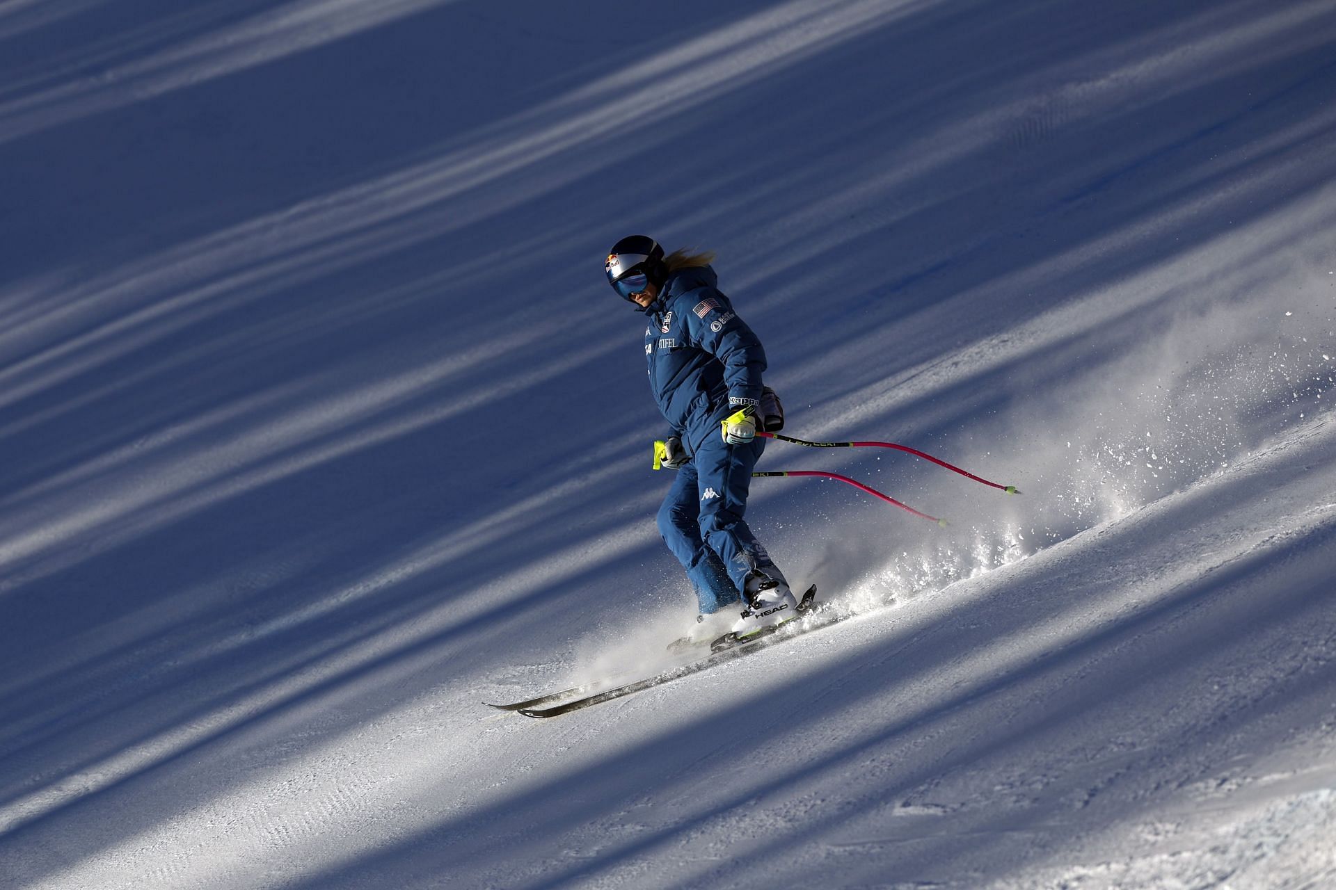 Vonn at the Cortina d&#039;Ampezzo Women&#039;s Downhill Training (Image Source: Getty)