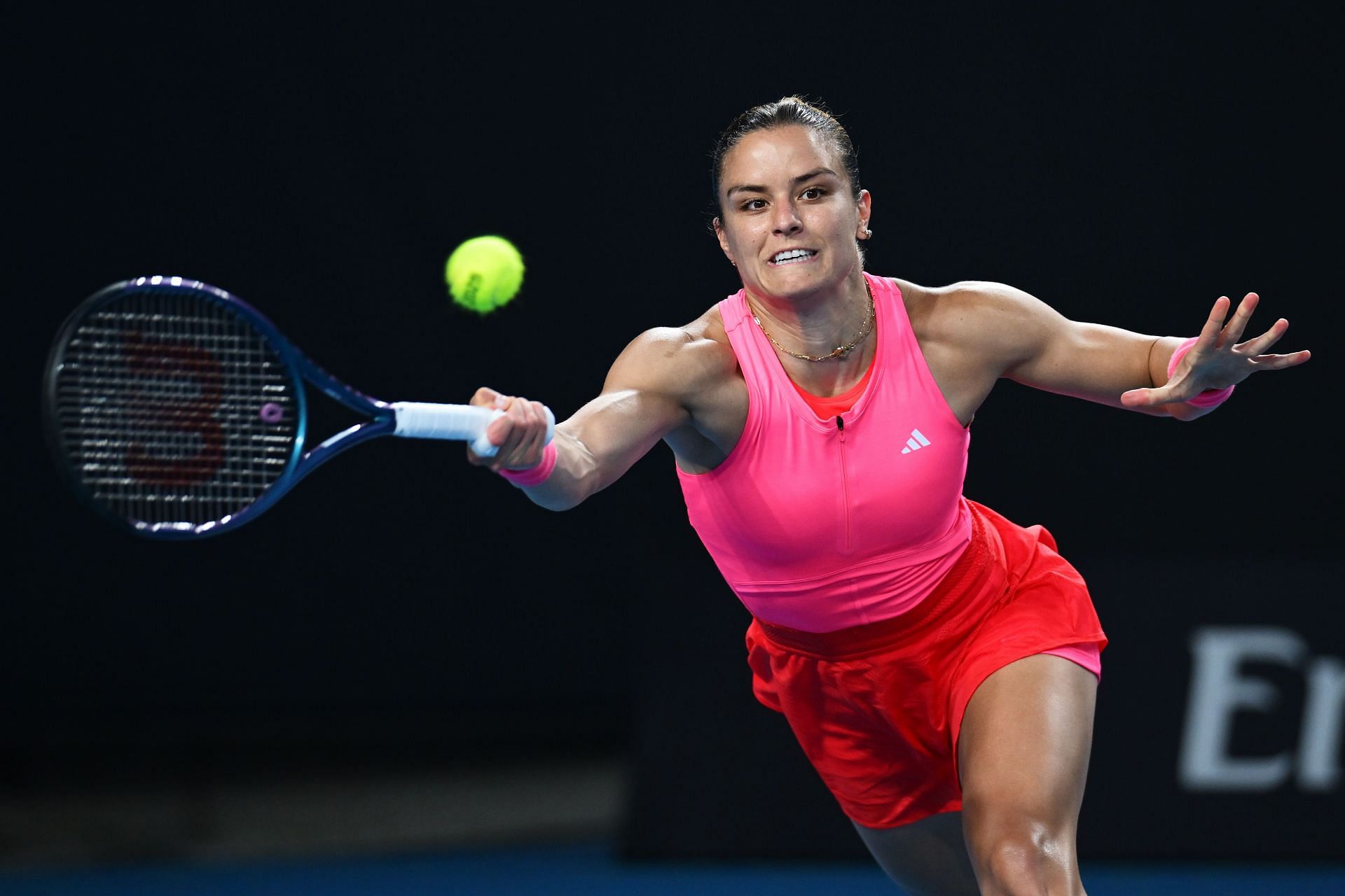 Maria Sakkari at the 2025 Australian Open (Source: Getty)