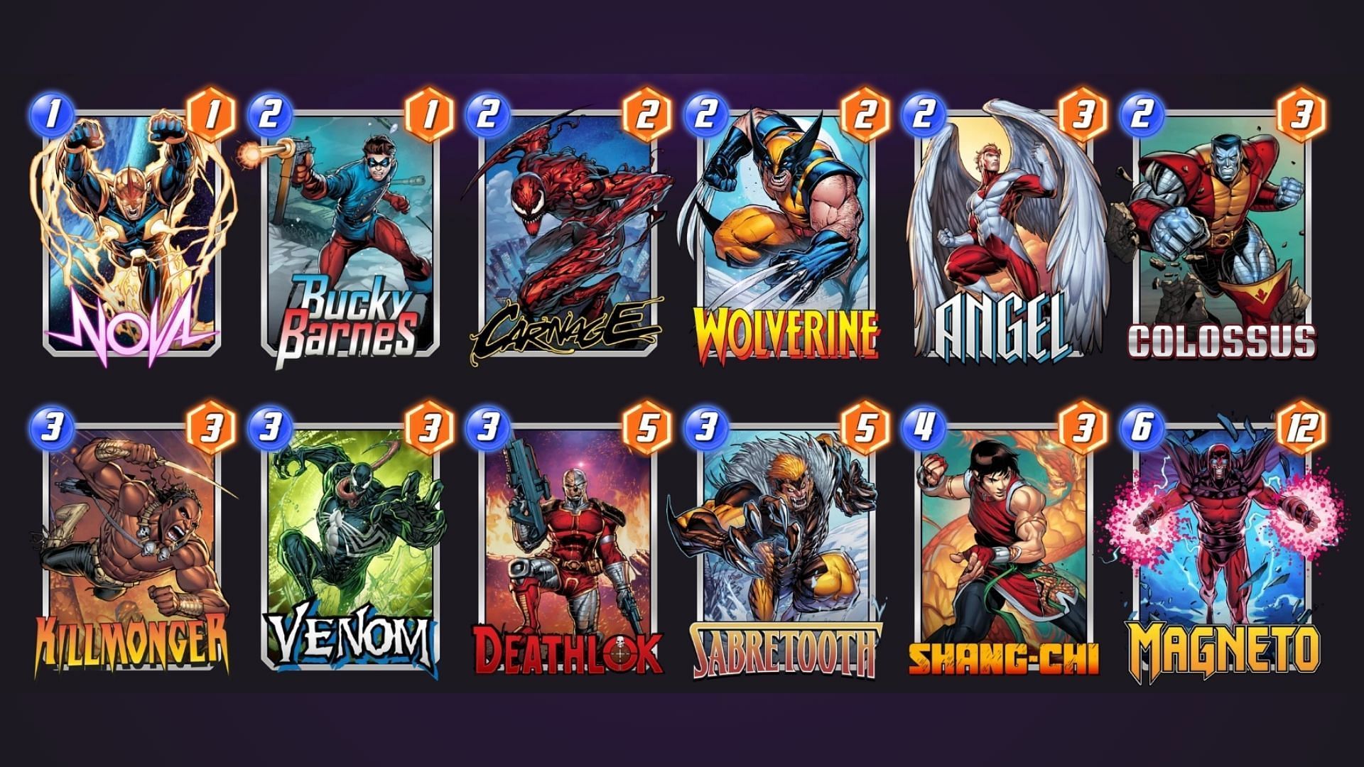 The Carnage Control deck is a control-oriented Marvel Snap Angel deck (Image via Nuverse)