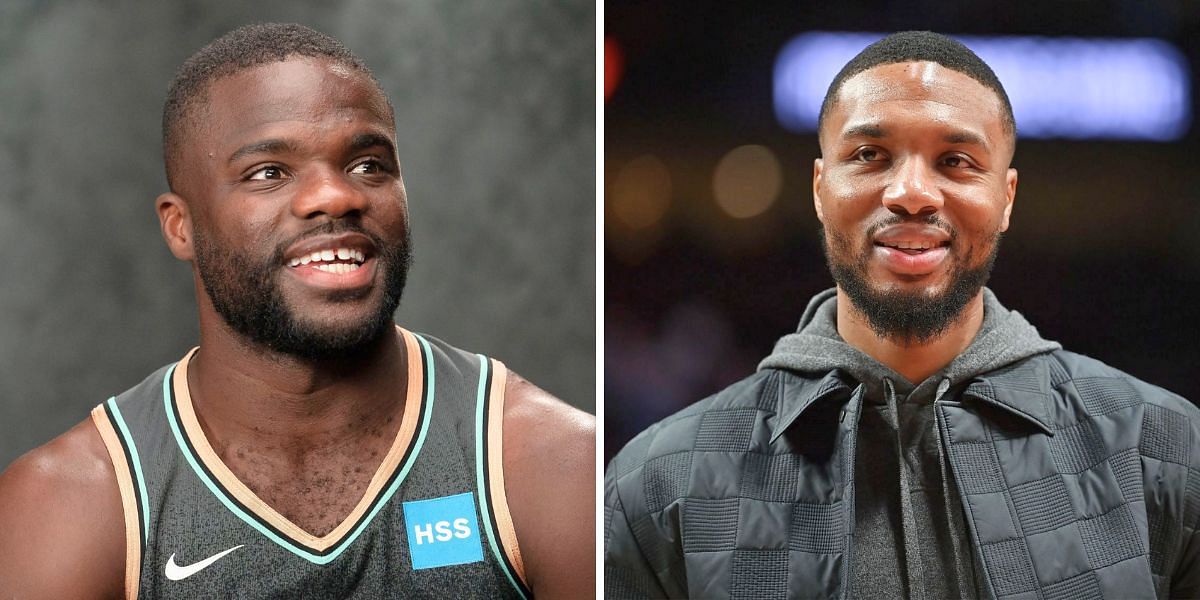 Frances Tiafoe (L) &amp; Damian Lillard (R) [Image Source: Getty Images]