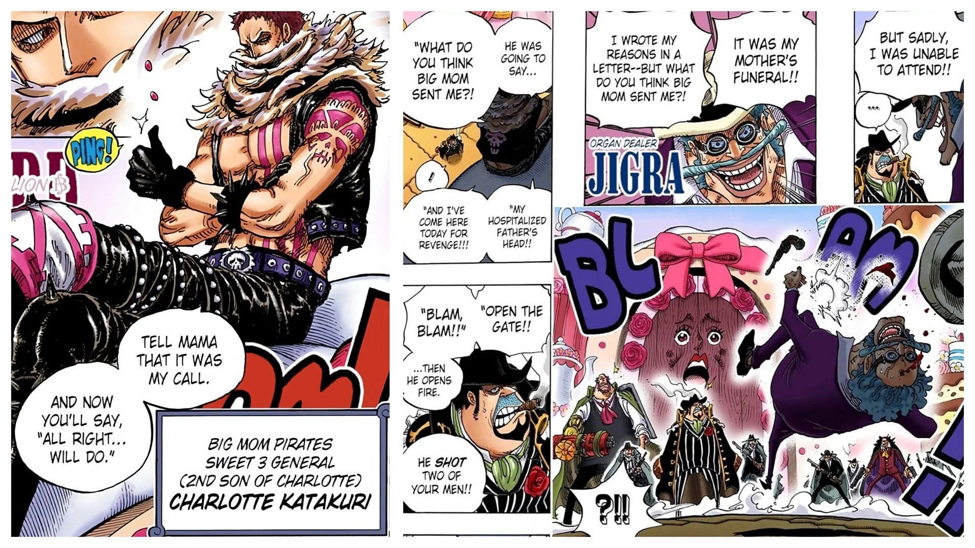 Loki knew what Gunko was going to say beforehand, like Katakuri could do (Image via Shueisha)