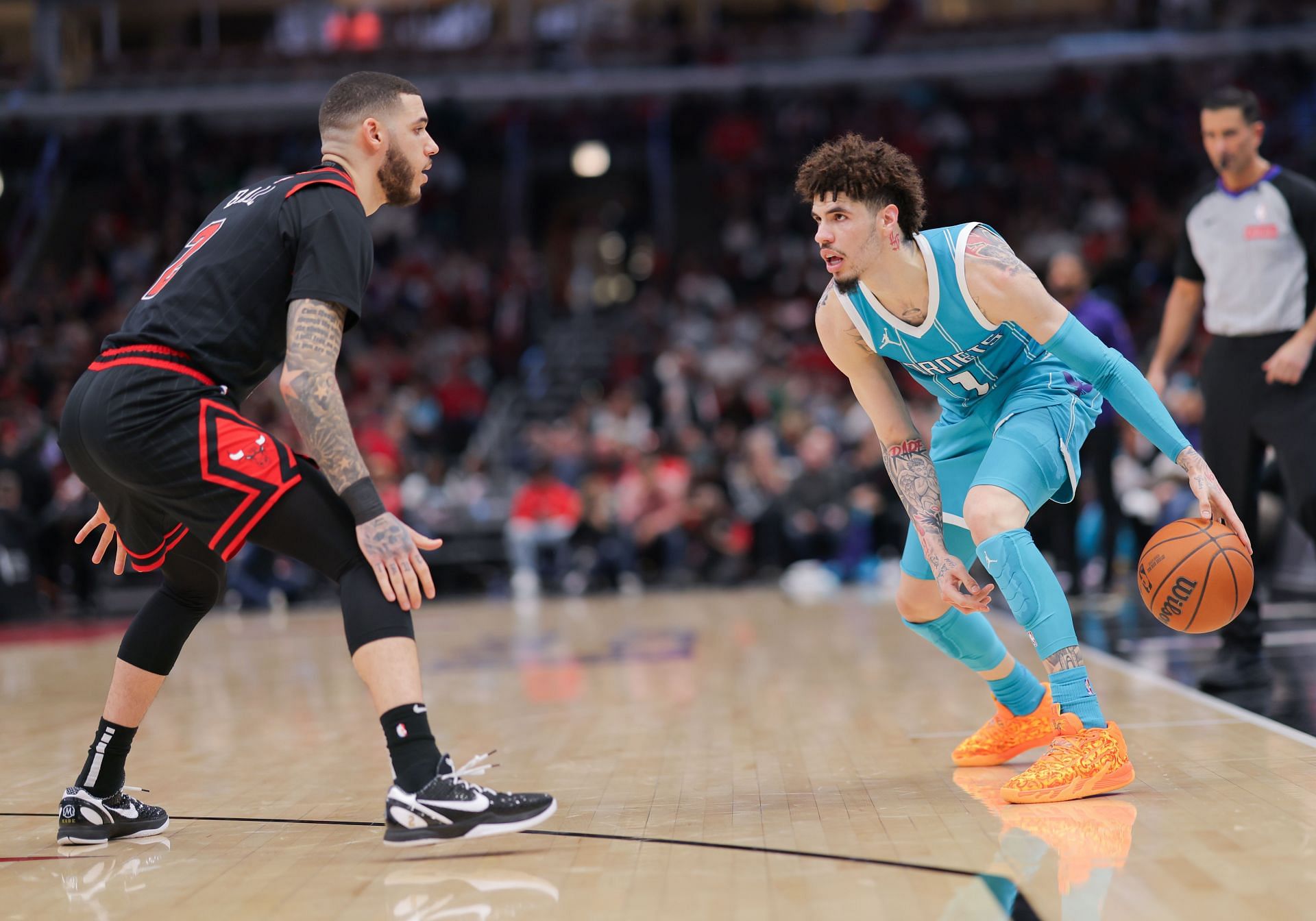 LaMelo Ball writes touching message for brother Lonzo Ball following latest match-up. -- Photo by GETTY