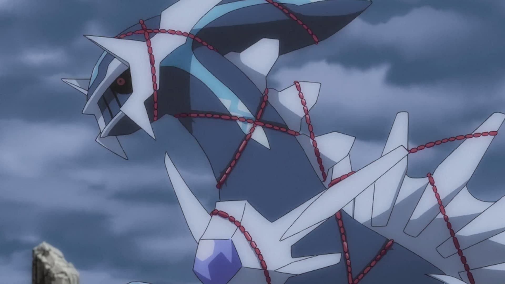 Dialga as seen in the anime (Image via The Pokemon Company)