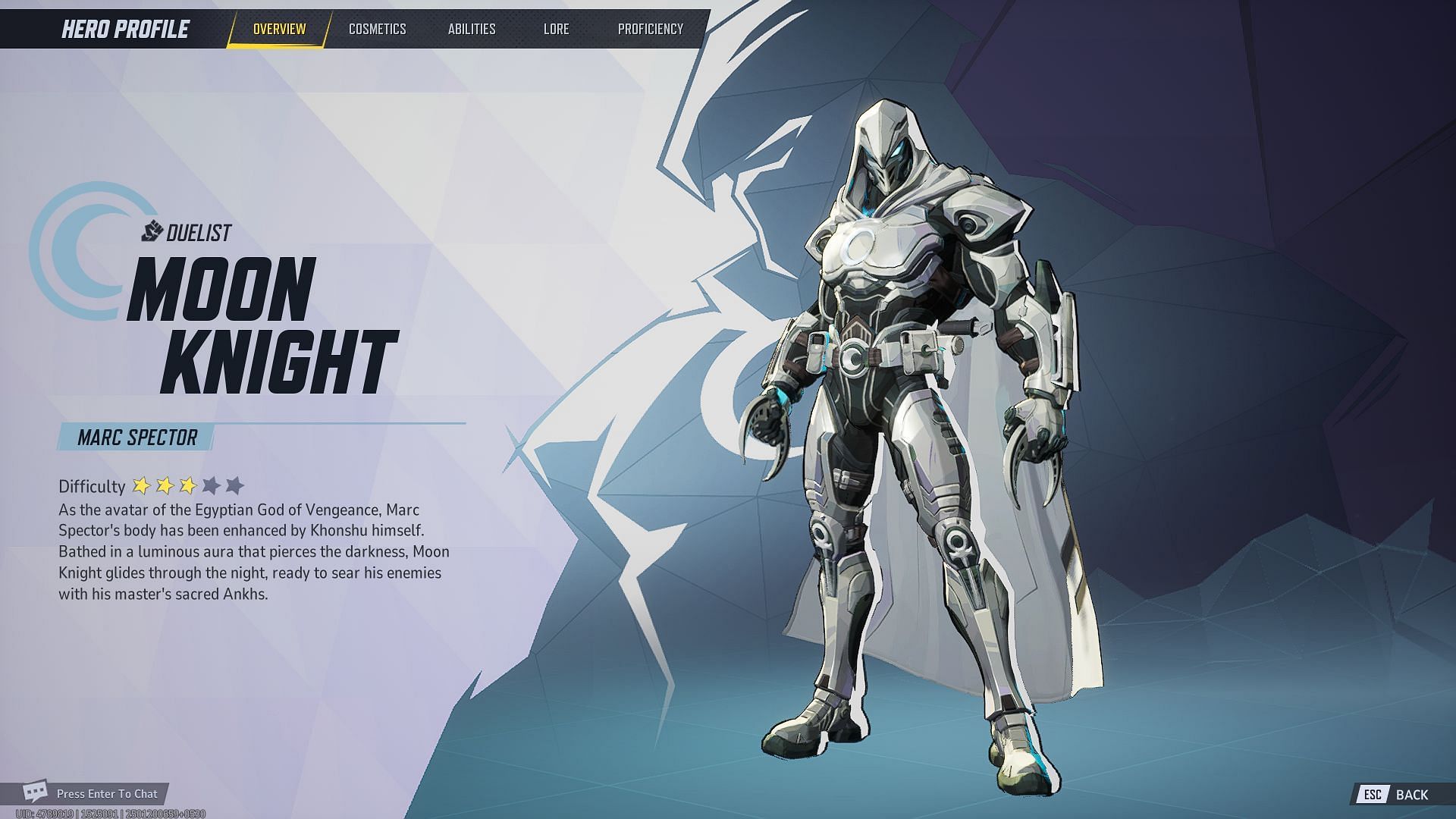 Marvel Rivals Moon Knight is a Duelist character (Image via NetEase Games)