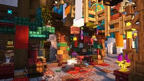 Minecraft player showcases quirky and beautiful interior design