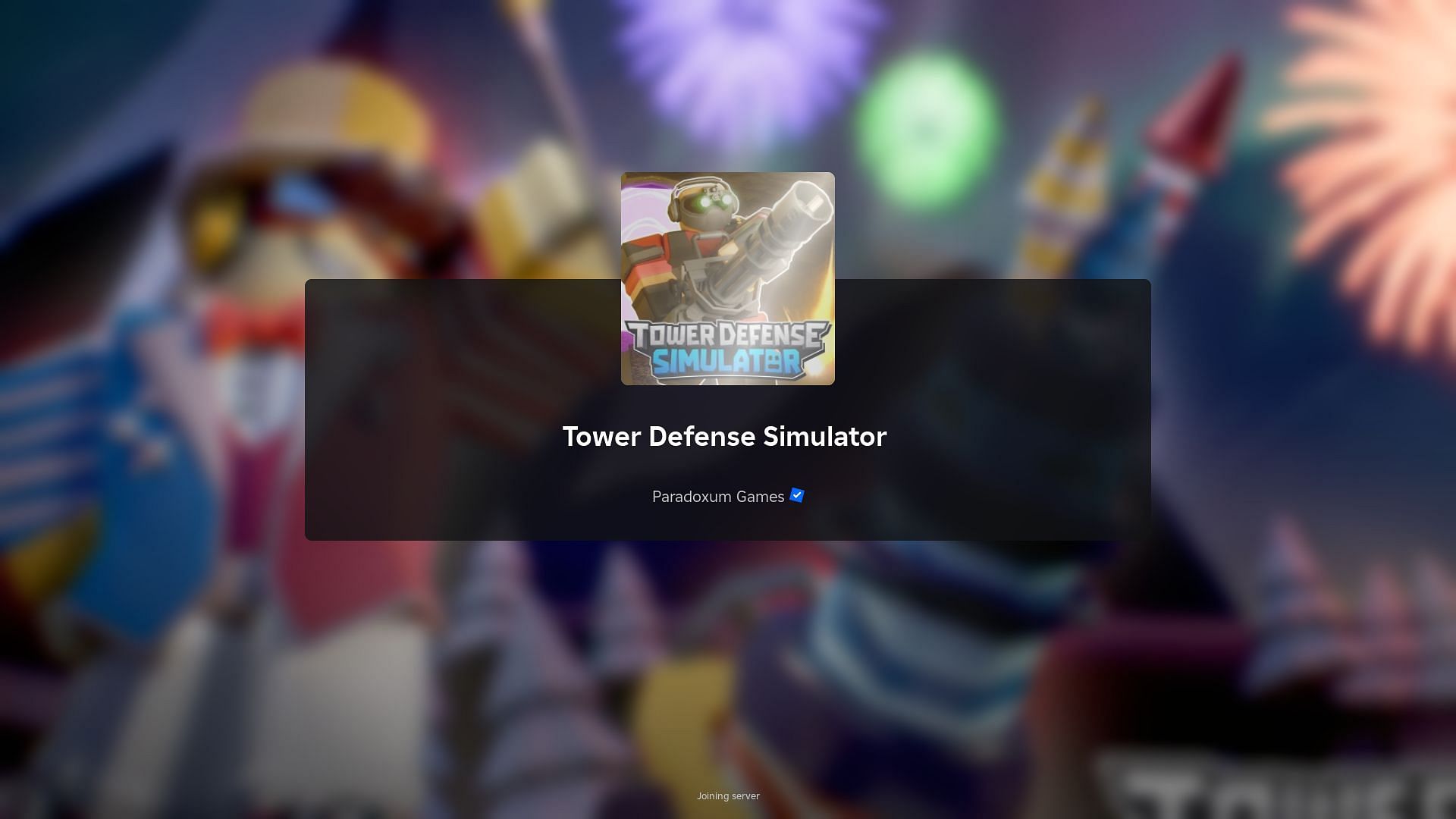 Roblox Tower Defense Simulator