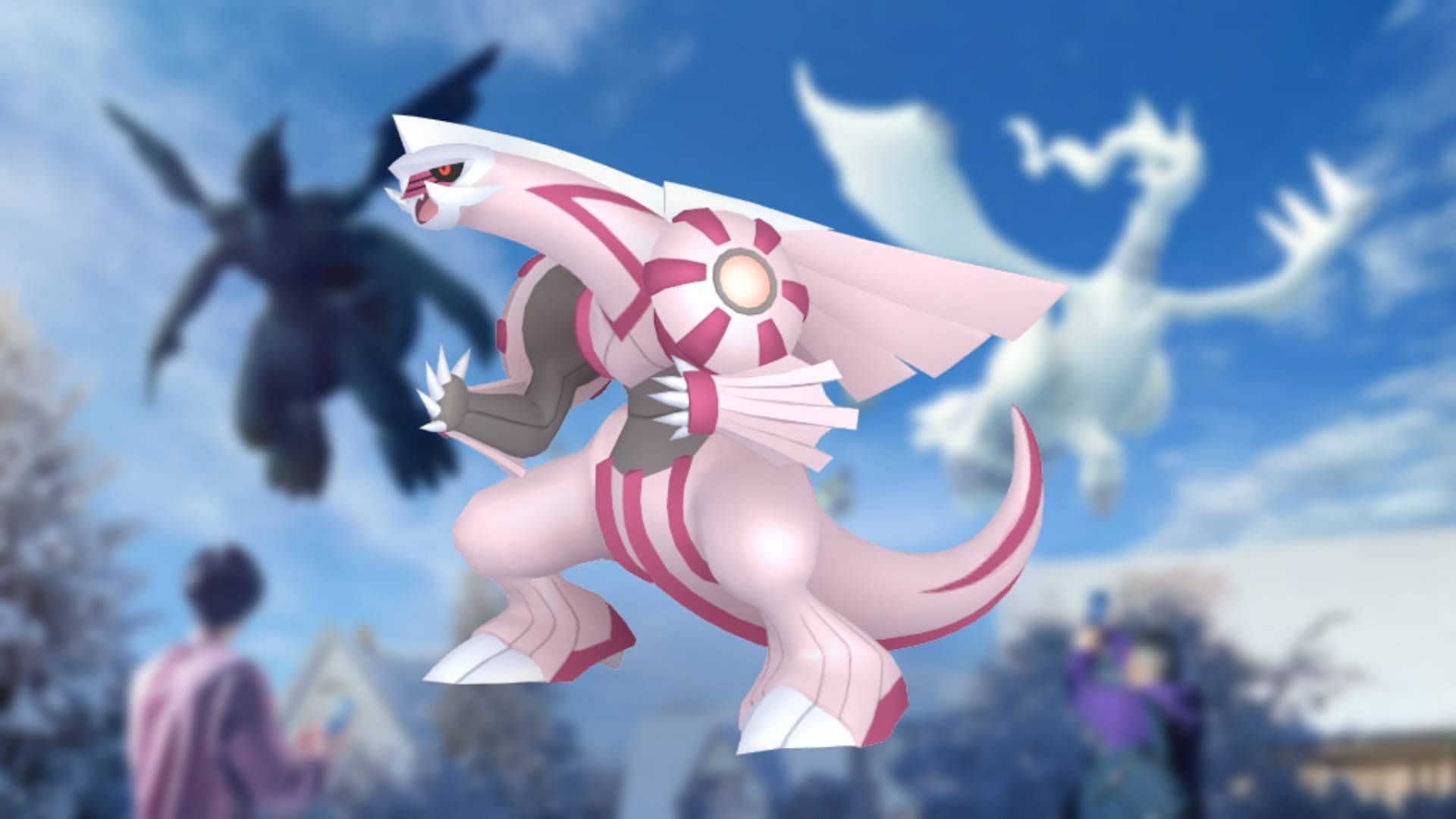 Shiny Palkia has around a 1 in 20 chance of appearing (Image via Niantic)