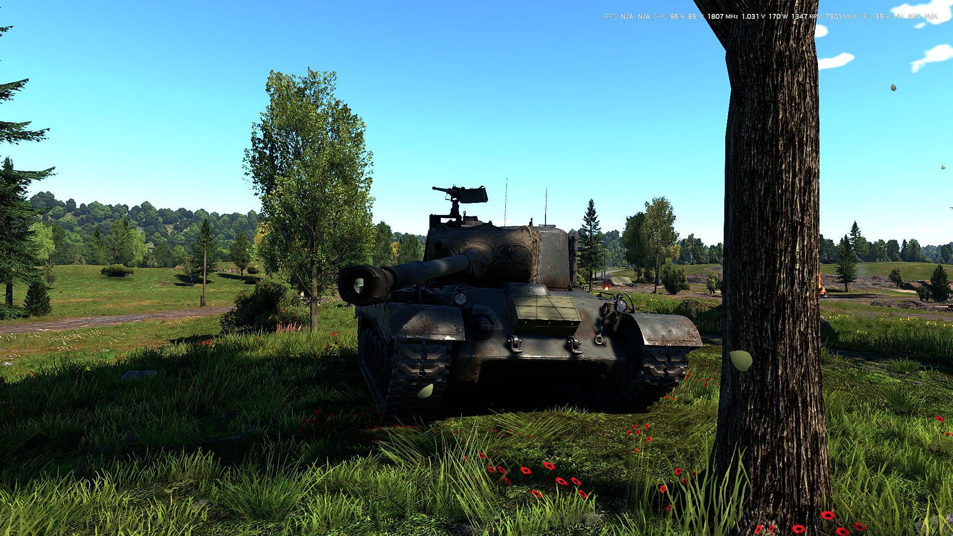 The French variant of the M46 Patton in War Thunder (Image via Gaijin Entertainment)