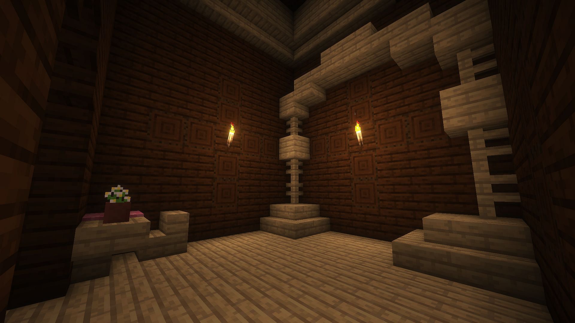 Place lights to prevent hostile mobs from spawning (Image via Mojang Studios)