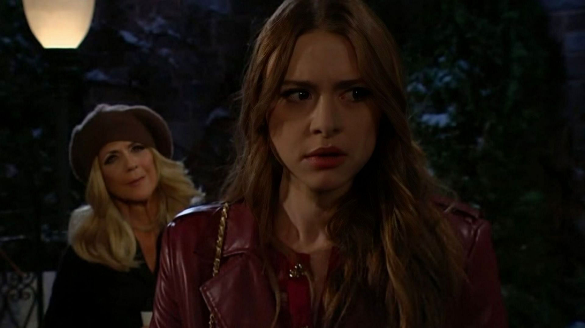 Claire Grace and Jordan Howard in a still from The Young and the Restless (Image via CBS)