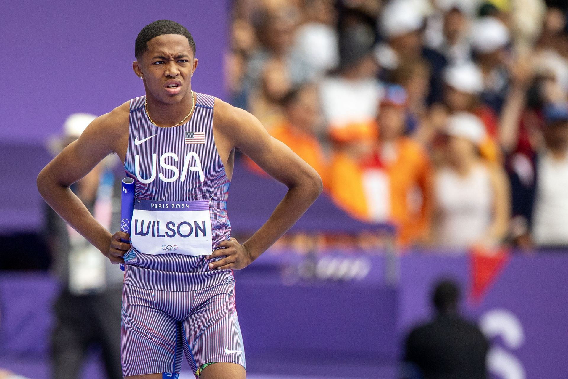 Quincy Wilson at The Olympic Games-Paris 2024 - Source: Getty