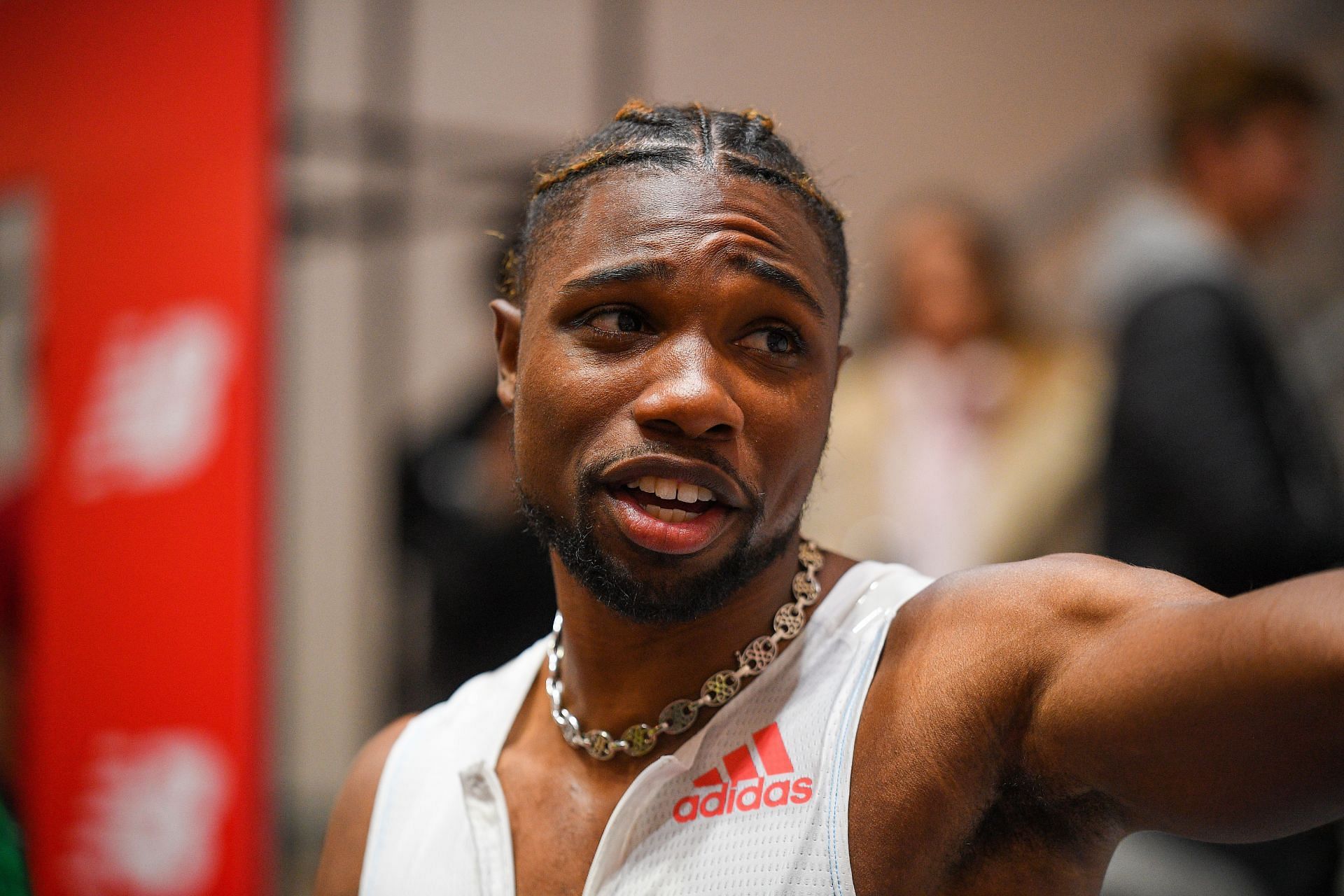 Lyles at the New Balance Indoor Grand Prix (Image Source: Getty)