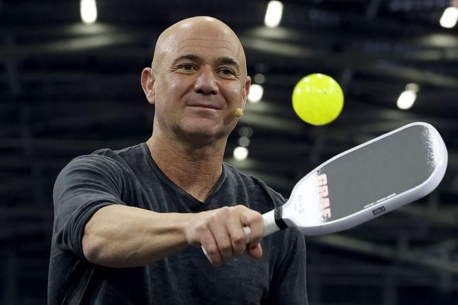 Andre Agassi gets real about pickleball after "mentally, emotionally most demanding" admission about tennis