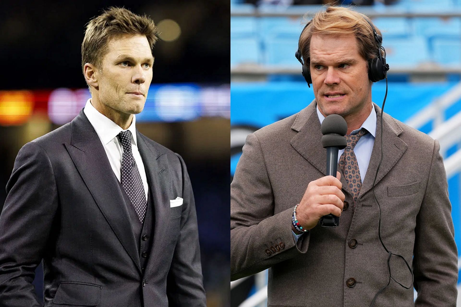 Tom Brady - L and Greg Olsen - R (Collage Images Credit: Getty)