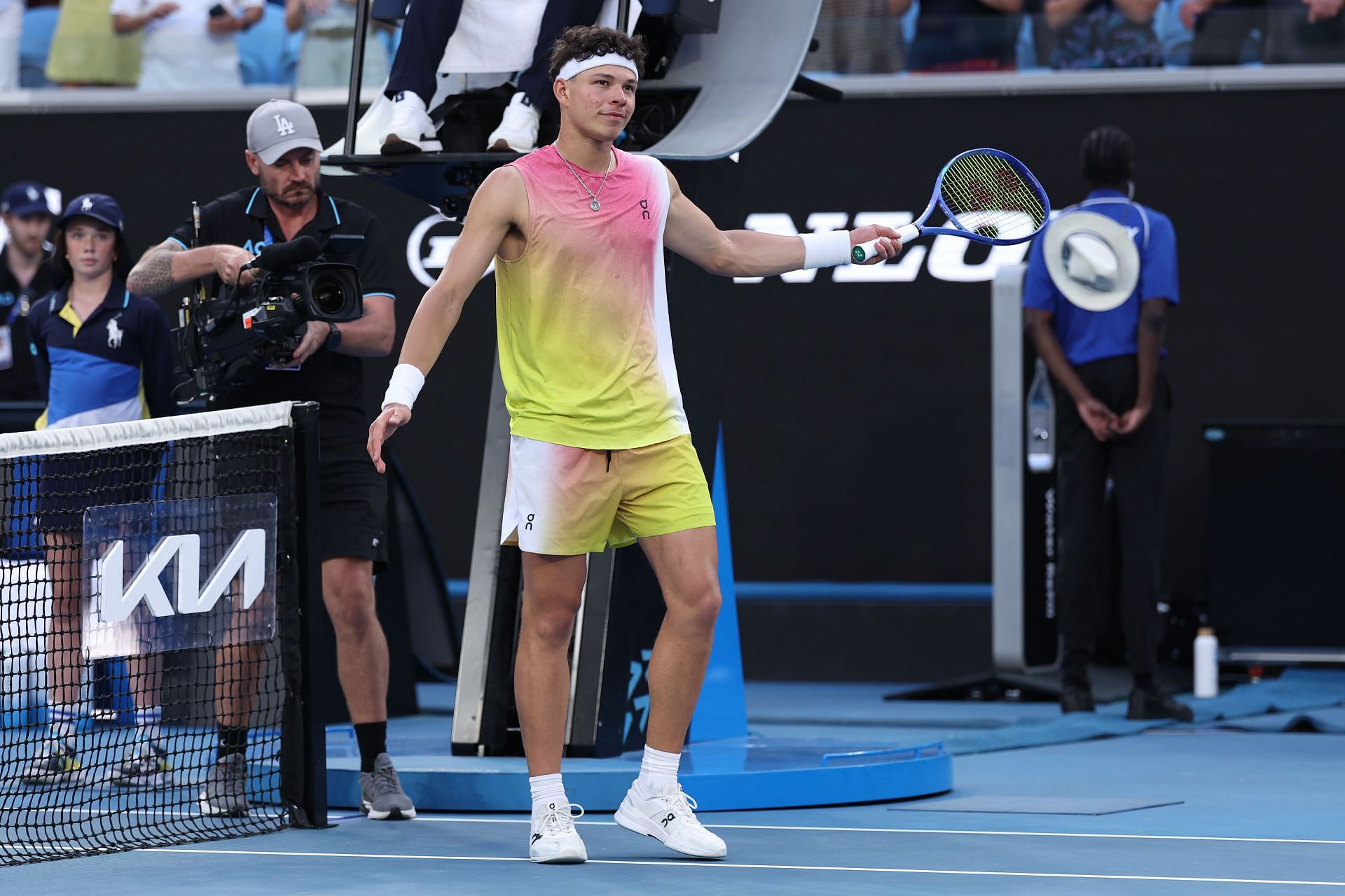 Ben Shelton at the Australian Open 2025. (Photo: Getty)