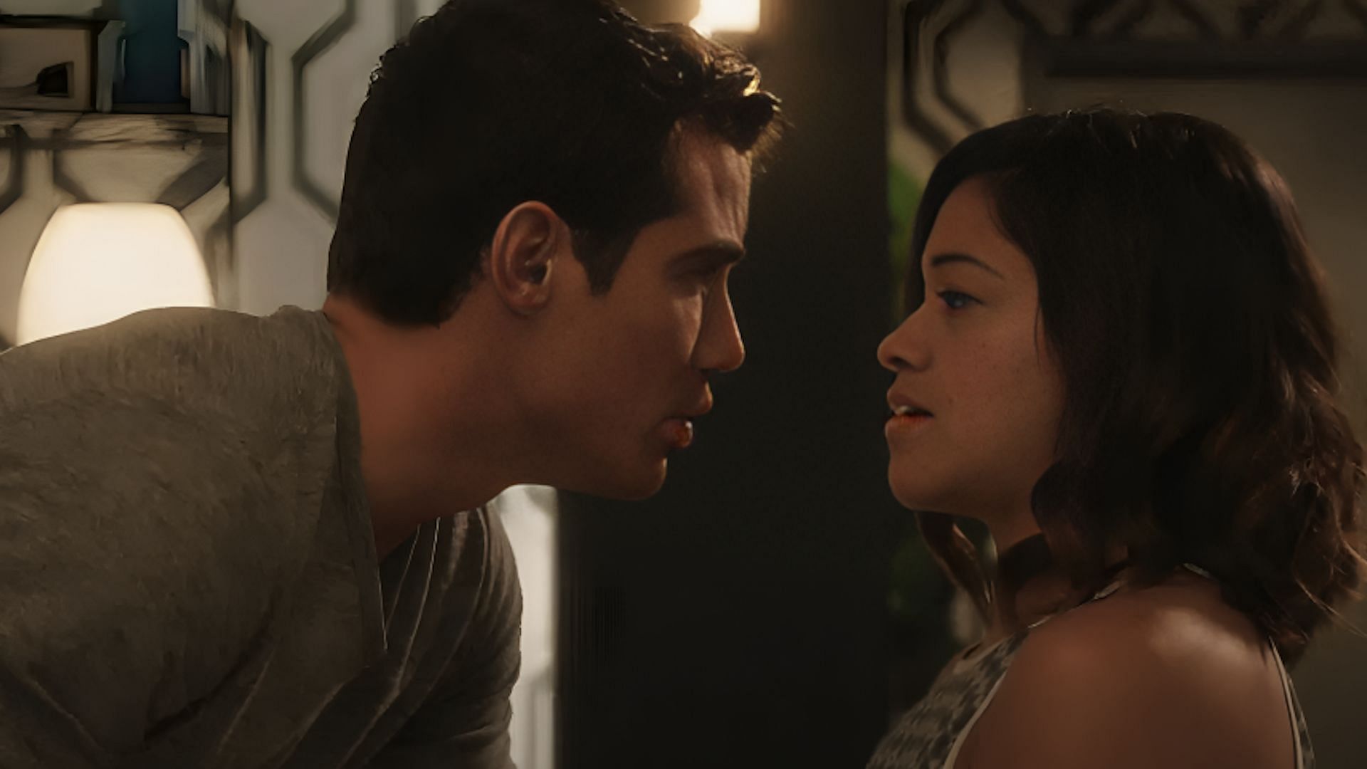 Francisco San Martin and Gina Rodriguez (Image via Prime Video)