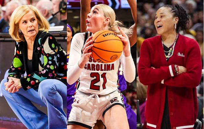 Impressed Kim Mulkey jokes about snatching talent from South Carolina in the transfer portal, says Dawn Staley won't let her do it
