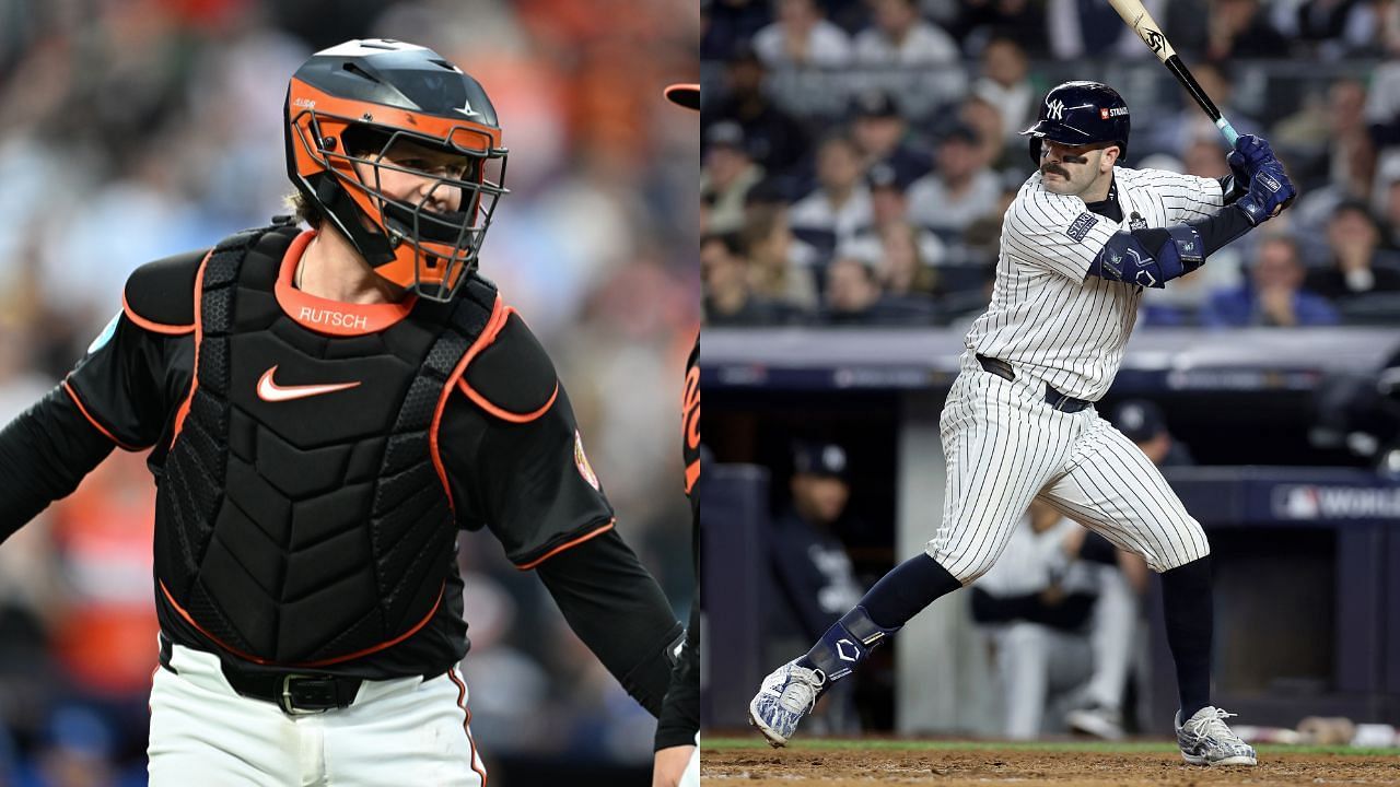 Ranking top 10 MLB catchers heading into the 2025 season ft. Adley Rutschman and Austin Wells (Getty)