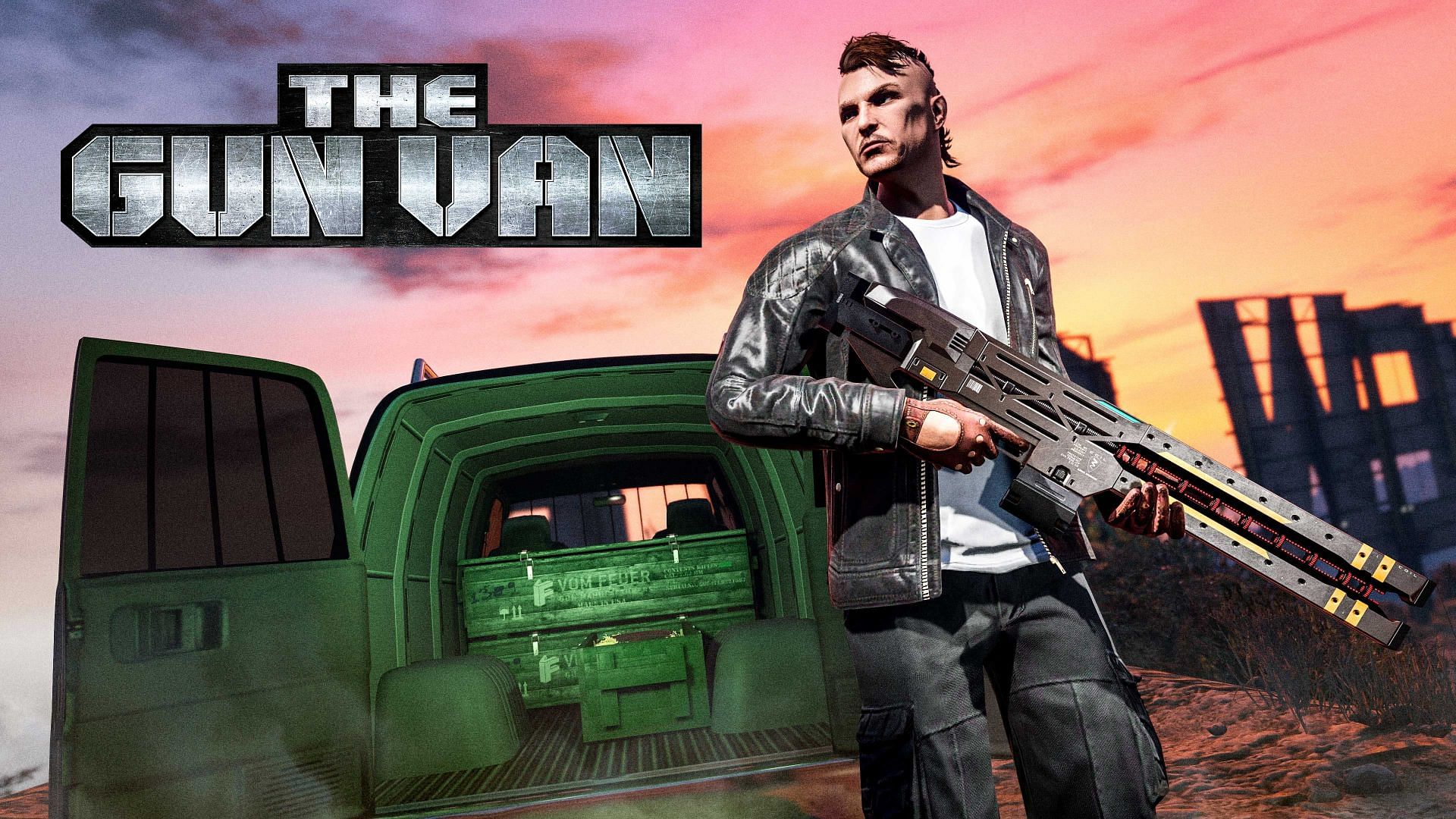 The GTA Online Railgun is only sold at the Gun Van (Image via Rockstar Games)