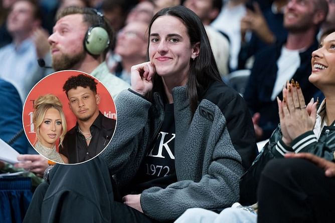 Caitlin Clark drops one-word reaction to Patrick Mahomes & wife Brittany's heartwarming baby announcement