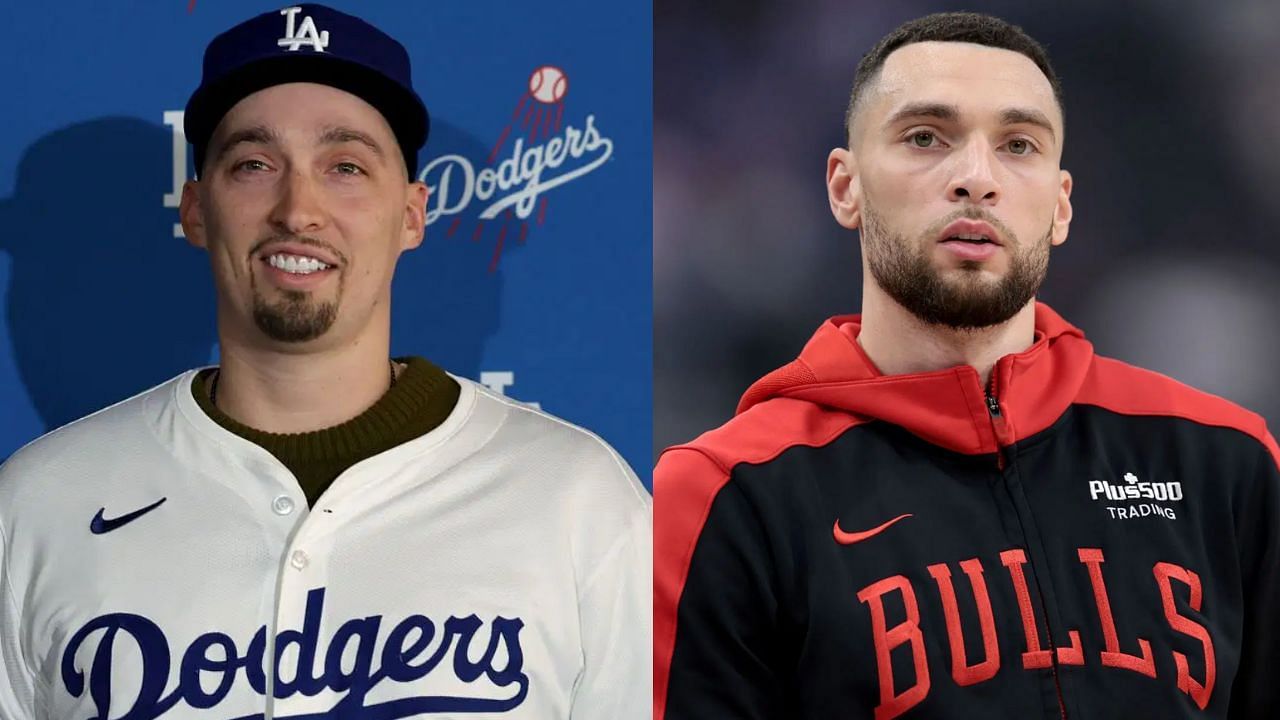 Blake Snell (L) and Zach LaVine (R) (Images from - Getty)