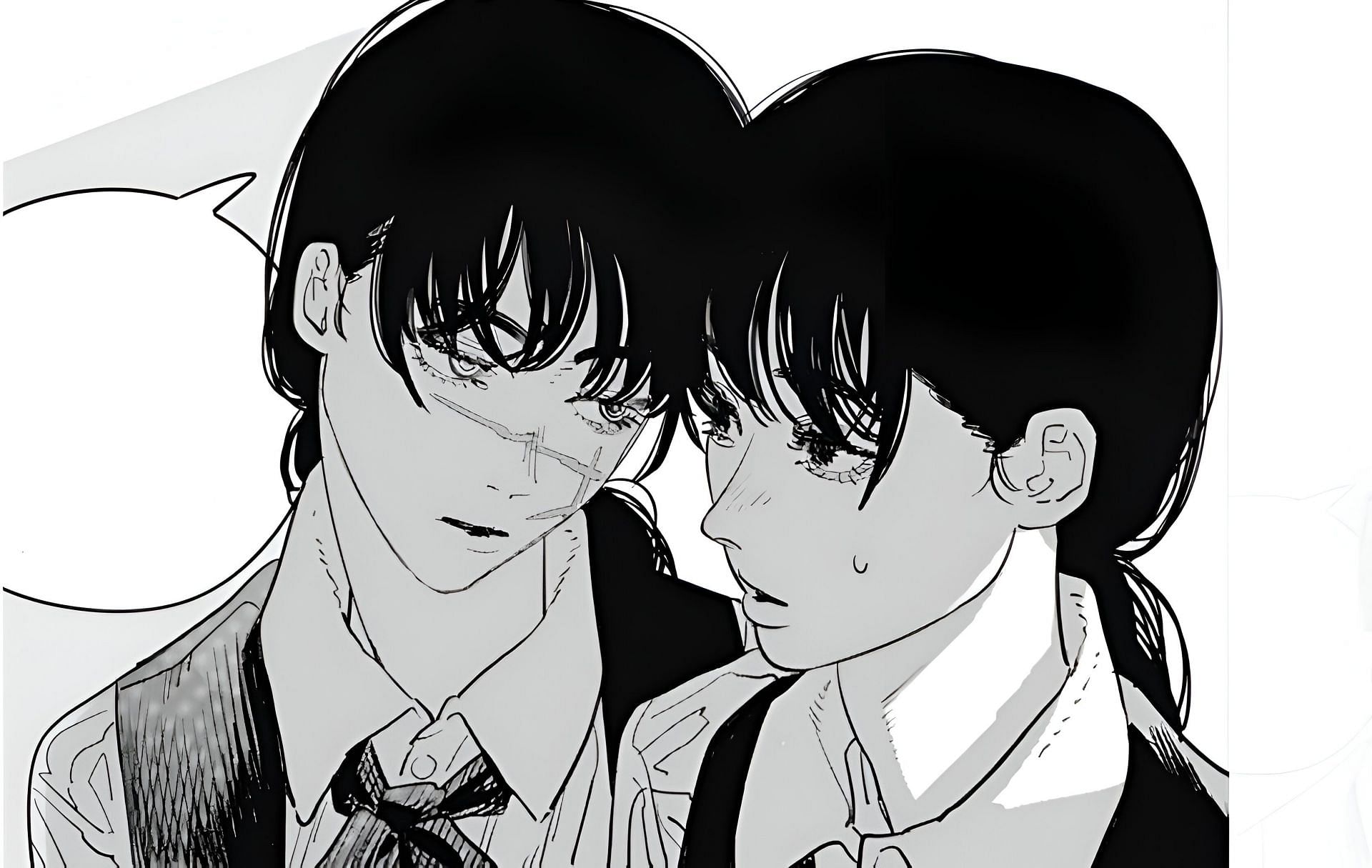 Asa Mitaka and Yoru as seen in the manga (Image via Tatsuki Fujimoto)