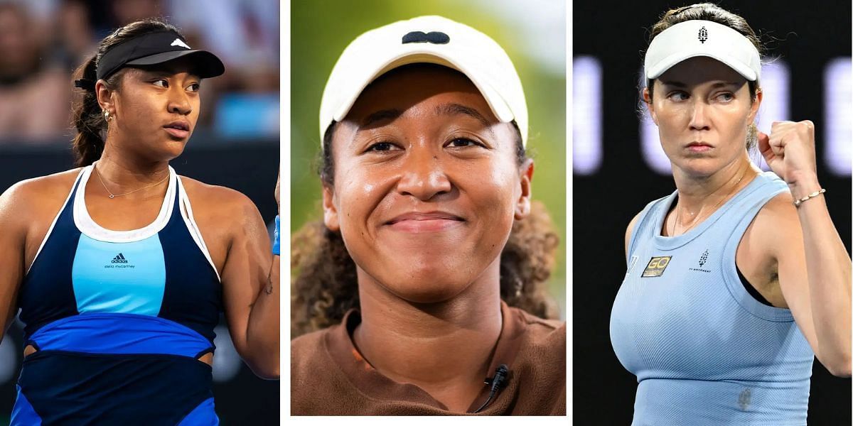 Destanee Aiava (L), Naomi Osaka (C) and Danielle Collins (R); ( Source - Getty Images)