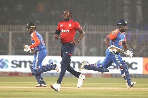 Abhishek Sharma and Sanju Samson have provided the fiery start in the powerplay. Source: Getty