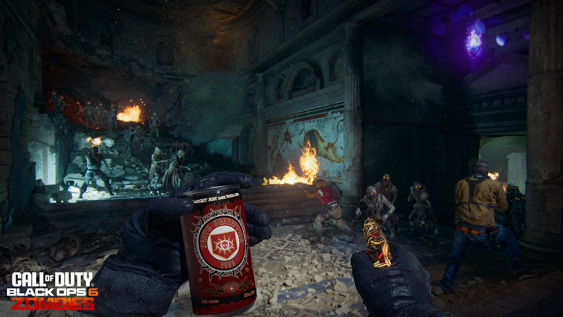 Exploring the Death Perception Perk-a-Cola in Black Ops 6 Zombies (Image via Activision)