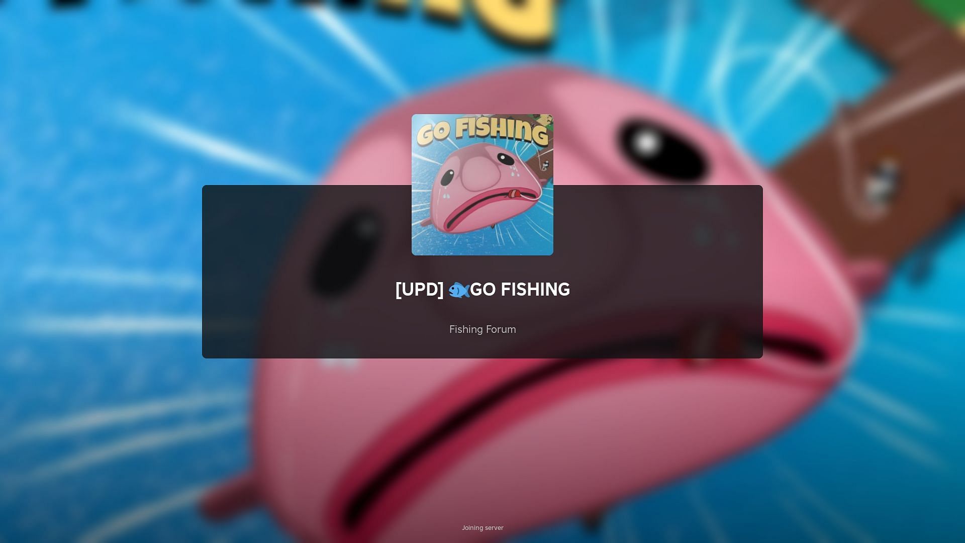 Roblox Go Fishing