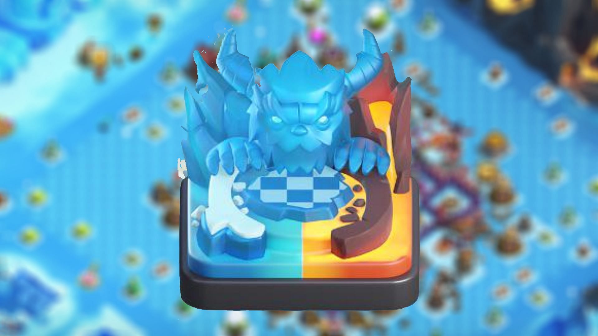 Fire and Ice Scenery can be purchased from the in-game store (Image via Supercell)