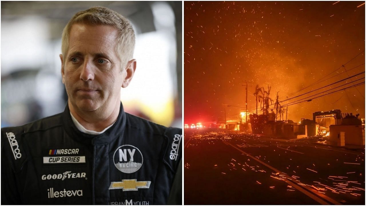 Millionaire Greg Biffle lauds daring firefighting pilots for their &ldquo;pure talent&rdquo; in the LA wildfire suppression (Getty Images)