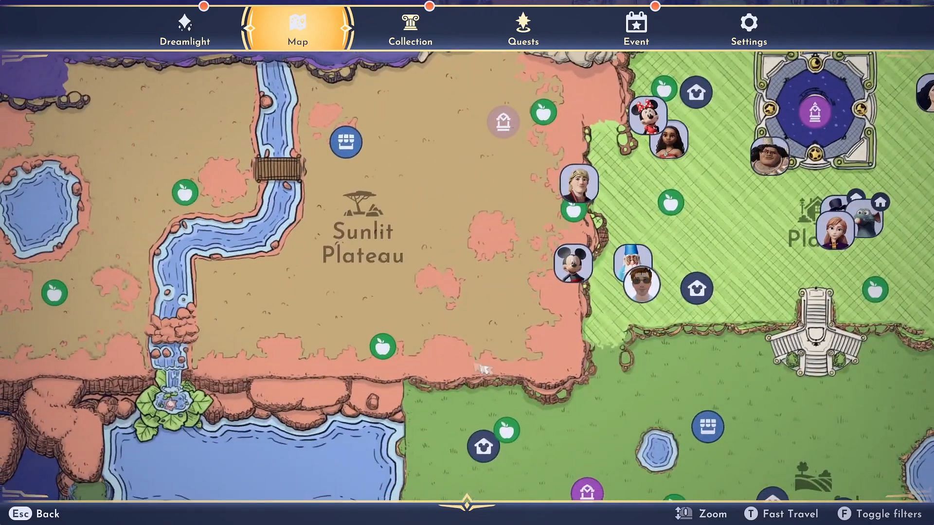 Found in Sunlit Plateau and Glade of Trust (Image via Gameloft // YouTube @Quick Tips)