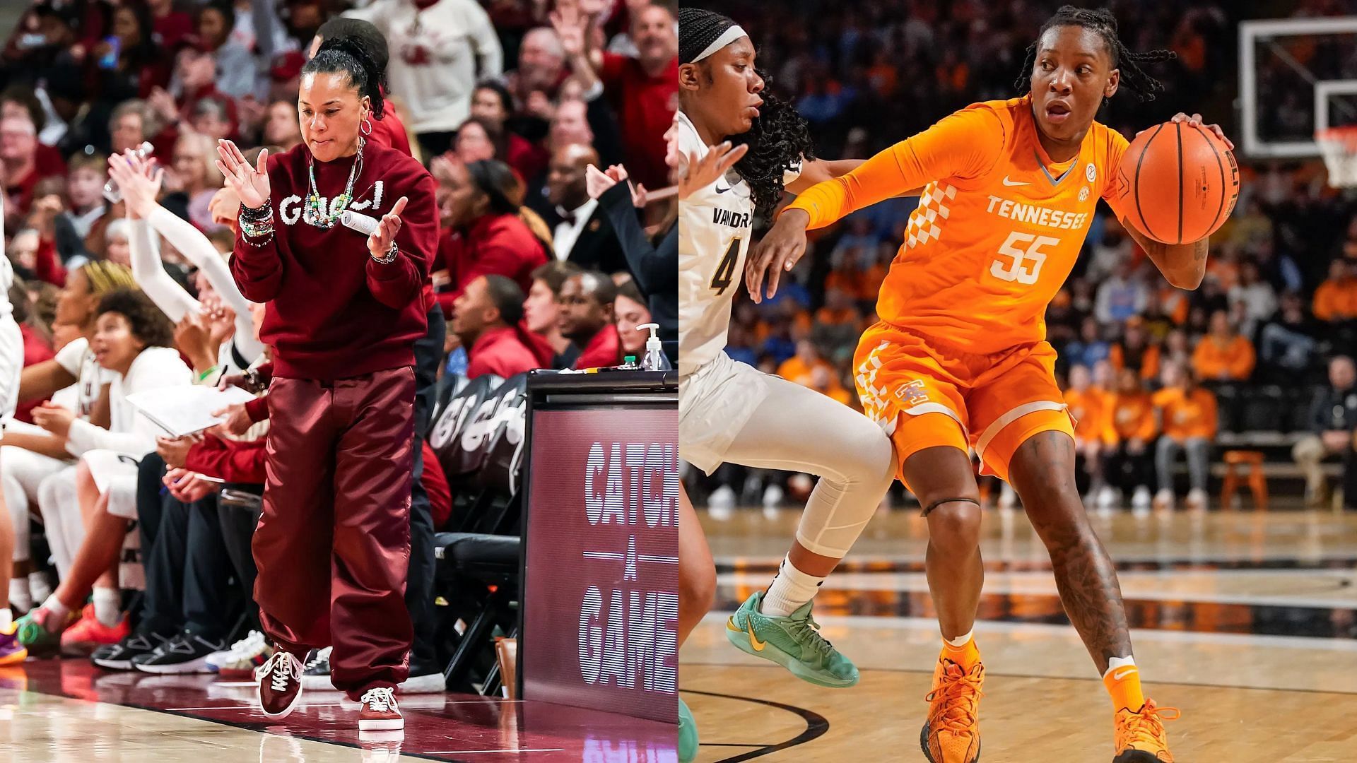 Dawn Staley and Talaysia Cooper