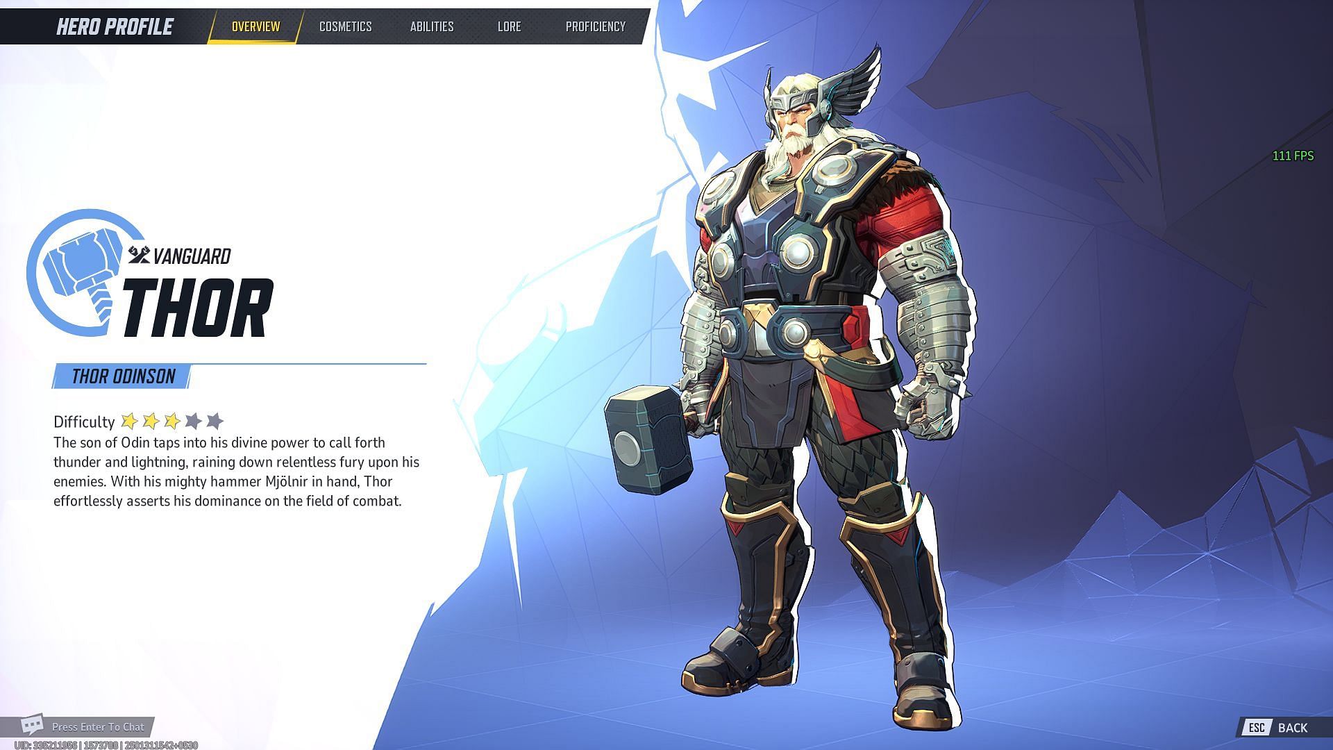 Thor from Marvel Rivals (Image via NetEase Games)