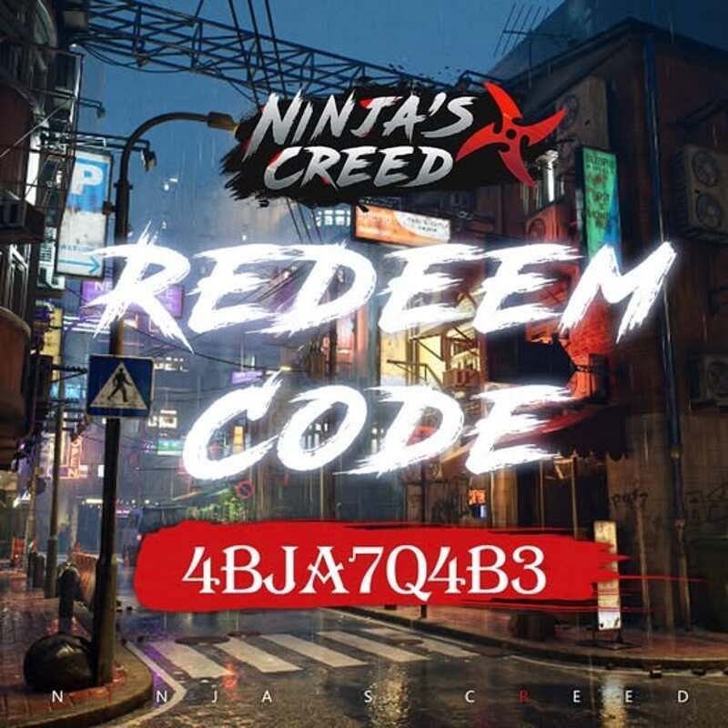 Latest active redeem code of Ninjs&#039;s Creed (Image via 707 INTERACTIVE: Fun Epic Casual Games)